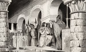 Ludvig III (863-82) ja Carloman (865-84) kruunattiin yhdessä Colartin "Histoire de Francesta", julkaistu noin 1840 tekijältä French School