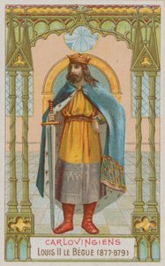 Ludvig II, Ranskan Karolingien kuningas 877-879 tekijältä French School