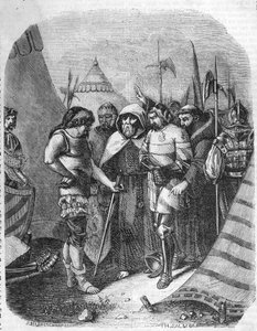 Louis II de la Tremoille (La Trimouille) (1460-1525). Englannin kenraali. Hullu sota (1485-1488). La Tremoille päättää tappaa Orleansin herttuan rikoskumppanit. tekijältä French School