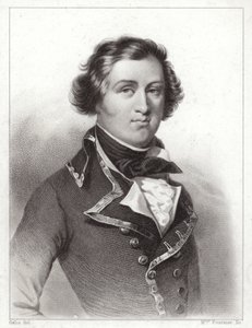 Louis Philippe Orleansista, Chartresin herttua, myöhemmin Ranskan kuningas Louis Philippe I (kaiverrus) tekijältä French School