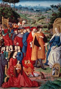 Ludvig XII, Cardinal Georges of Amboise (1462-1515), Anne Bretagnen ja Claude Ranskasta, Petrarchin teoksesta Remedies and Fortunes, 1503 tekijältä French School