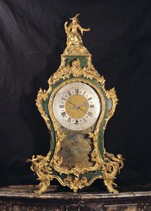 Louis XV -tyylinen kello kiinalaisen miehen (ormolu) ylittämänä