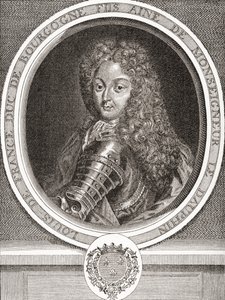 Louis de France, Ranskan poika, Burgundin herttua, 1682 1712. Ranskan Dauphinin Ludvigin vanhin poika, joka tunnetaan nimellä Le Petit Dauphin. Kohdasta Les Heures Libres, julkaistu 1908. tekijältä French School