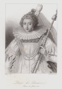 Louise of Lorraine, Ranskan Henrik III:n kuningatar puoliso (kaiverrus) tekijältä French School