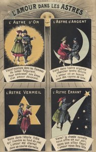 Rakkaus tähdissä (väri litho) tekijältä French School