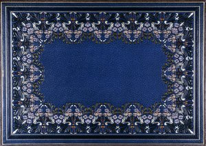 Lower book cover with floral design, 1886 tekijältä French School