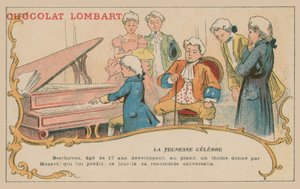 Ludwig van Beethoven soitti pianoa 17-vuotiaana tekijältä French School