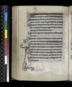 MS 300 f.73v, Psalter and Hours of Isabella of France, Paris, n. 1265-70 tekijältä French School