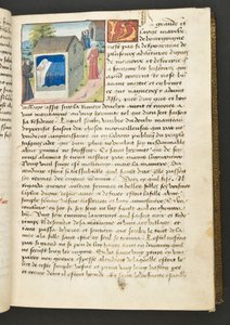 MS Hunter 252 030r sivu sadasta uudesta uutisesta, c.1461-62 tekijältä French School