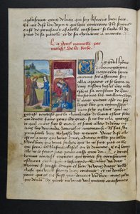 MS Hunter 252 038v sivu sadasta uudesta uutisesta, c.1461-62 tekijältä French School