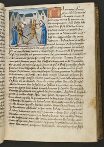 MS Hunter 252 048r sivu sadasta uudesta uutisesta, c.1461-62 tekijältä French School