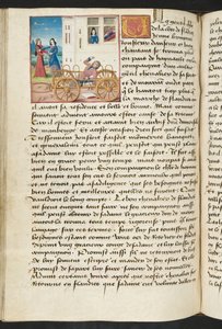 MS Hunter 252 122v sivu Cent Nouvelles Nouvellesista, n. 1461-62 tekijältä French School