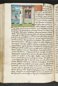 MS Hunter 252 127v sivu Cent Nouvelles Nouvellesista, n. 1461-62 tekijältä French School