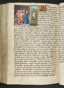 MS Hunter 252 167v sivu Cent Nouvelles Nouvellesista, n. 1461-62 tekijältä French School