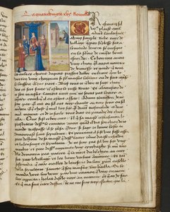 MS Hunter 252 192r sivu sadasta uudesta uutisesta, c.1461-62 tekijältä French School