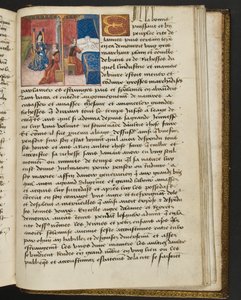 MS Hunter 252 197r sivu sadasta uudesta uutisesta, c.1461-62 tekijältä French School