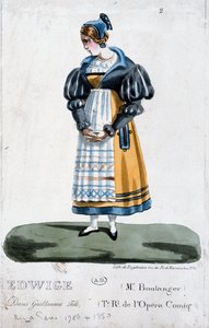 Madame Boulanger Edwigen roolissa Rossinin Guillaume Tell -oopperassa tekijältä French School