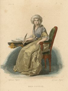 Madame Cottin (värillinen kaiverrus) tekijältä French School