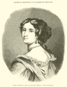Madame de Maintenon (kaiverrus) tekijältä French School