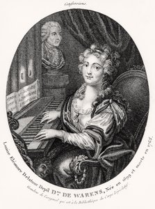 Madame de Warens, n. 1789 (kaiverrus) tekijältä French School