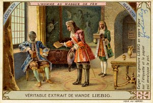 Mies rautanaamarissa, Ludvig XIV:n valtakausi, Liebig-kortti tekijältä French School