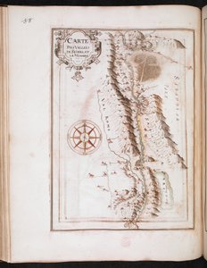 La Michaille Valléen kartta, 