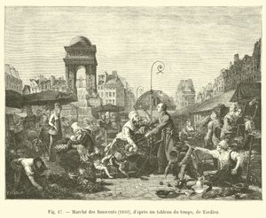 Marssi viattomien, 1810, Tardieun silloisesta maalauksesta tekijältä French School