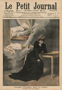 Marguerite Steinheil vankilassa, etukannen kuvitus "Le Petit Journalista", liitekuva, 13. joulukuuta 1908