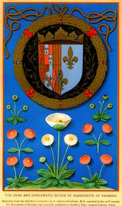 Marguerite de Navarren symbolinen laite tekijältä French School