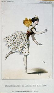 Maria Taglioni (1804-84) kuningatar mehiläisenä Le Juifissa, Jacques Fromental Halevy (1799-1862) n. 1852 tekijältä French School