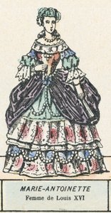 Marie Antoinette, Ludvig XVI:n vaimo (värikaiverrus) tekijältä French School