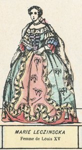 Marie Leczinska, Ludvig XV:n vaimo (värillinen kaiverrus) tekijältä French School