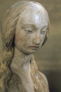 Maria Magdaleena, 1400-luvun loppu (monivärinen kivi) (katso myös 248111, 248112 ja 252686) tekijältä French School