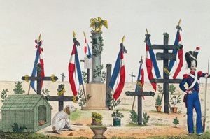 Medor, uskollinen Louvren koira, noin 1831 tekijältä French School