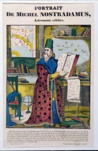 Michel Nostradame (Nostradamus) (1502-66) n. 1840 tekijältä French School