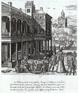 Michel de Nostradamea (1503-66) kuullaan Catherine de Medicin (1519-89) ja Henri II:n (1519-59) seitsemän lapsen kohtalosta 1548 tekijältä French School