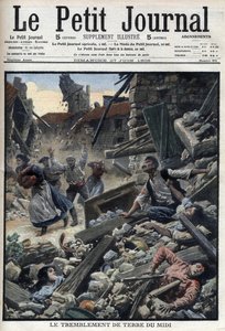 Midi-maanjäristys Kaakkois-Ranskassa - "Le Petit Journal" 27. kesäkuuta tekijältä French School