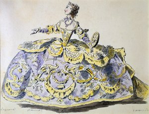 Neiti Laguerre omaisuutena, faksimile A. Guillaumot fils (käsinvärinen kaiverrus) tekijältä French School