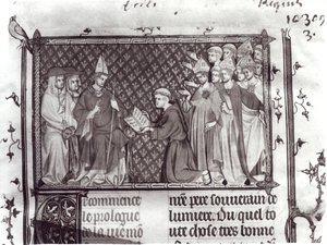 Ms.Fr. 5716 f.2 Jean dAntioch ennen Martin IV:tä, St. Louisin elämä ja ihmeet, n. 1330-1340 tekijältä French School