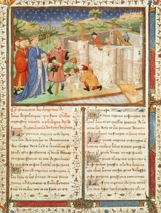 Ms 1015 fol.1 Kuvitus Kings and Princes -hallituksesta tekijältä French School