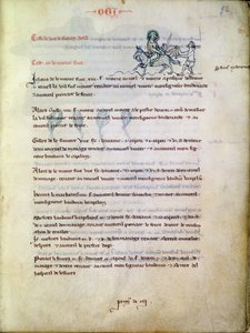 Ms 1175 f.92 St. Martin leikkaamassa viittaansa, Vieil Rentier dAudenarde, 1291-1302 tekijältä French School