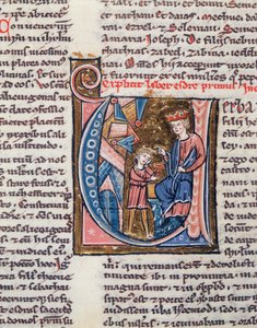 Ms 1185 Profeetta Nehemia, pienoiskuva latinalaisesta Raamatusta