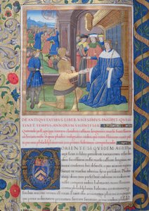 Ms. 1581 f. 897v Kuvitus kirjasta XX (Fadus the Procuratorista Florukseen), Flavius Josephuksen juutalaisten antiikin (Antiquitates Judaicae) luvusta 1 - Miten Agrippan kuoleman jälkeen, tekijältä French School