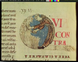 Ms 170 fol.75v Paavi Gregorius Suuren teoksesta Moralia in Job tekijältä French School