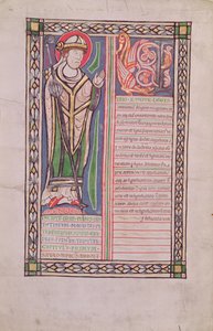 Ms 186 Fol.2v Pierre Lombard Pariisin piispa, Neljän lauseen kirjasta (Lausekkeiden kirja), n. 1160 tekijältä French School