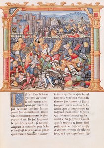 Ms 18 fol.150r Nancyn taistelu vuonna 1477, Philippe de Comminesin muistoista tekijältä French School