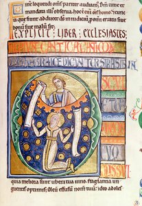 Ms 1 fol.235 The Book of Ecclesiastes, Souvignyn Raamatusta tekijältä French School