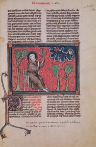 Ms 320 Fol.192 The Heavens, Thomas van Cantimpren (1201-72) De Natura rerumista tekijältä French School