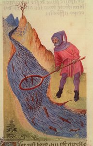 Ms 59 fol.3r Fisherman, Grand Herbier tekijältä French School