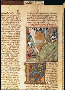 Ms 622 fol.221v Brunhildan kidutus, Des Hommes Illustres, n. 1460